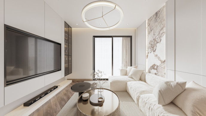 Căn 3PN nội thất cơ bản Kepler Tower - không gian 2