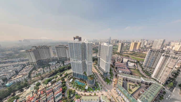 Toàn cảnh vị trí Kepler Tower trong khu đô thị Mỗ Lao, Hà Đông